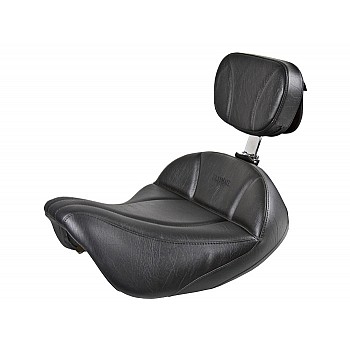 FLH® 1997-2007 2-Piece Midrider Seat and Driver Backrest - Plain or Studded