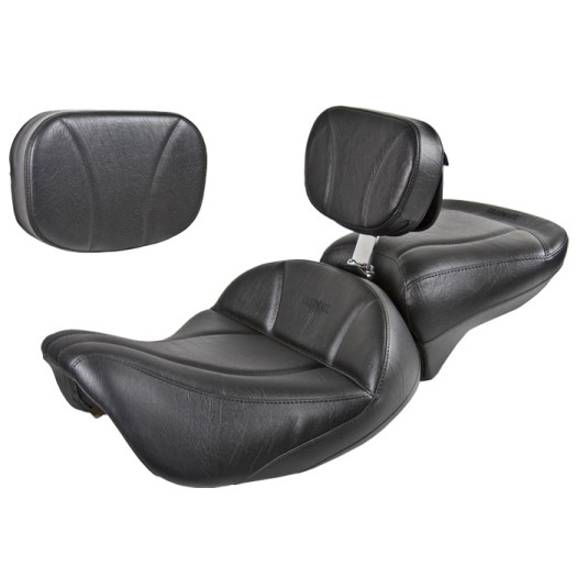 Driver Seat, Passenger Seat, Driver Backrest & Sissy Bar Pad for 1997-2007 FLH