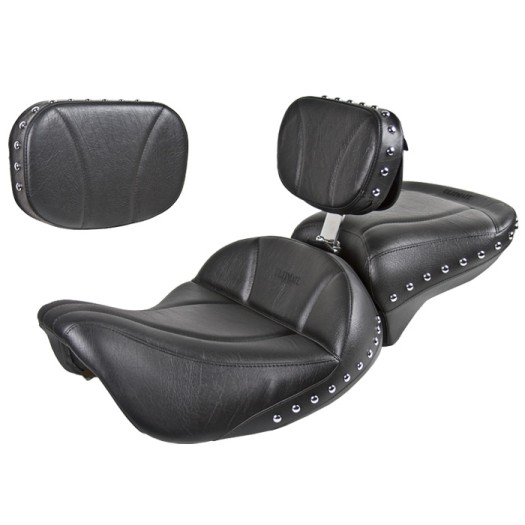 Driver Seat, Passenger Seat, Driver Backrest & Sissy Bar Pad for 1997-2007 FLH
