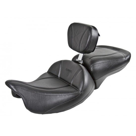 FLH® 2008-2013 2-Piece Seat, Passenger Seat and Driver Backrest