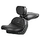 VTX 1300 C Lowrider Seat, Passenger Seat and Driver Backrest - Plain or Studded