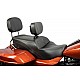 2023 CVO and 2024 and Newer Street Glide and Road Glide 1-Piece Touring Seat, Driver Backrest and Sissy Bar Pad