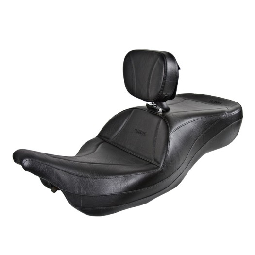 FLH® 1997-2007 Midrider 1-Piece Seat and Driver Backrest - Plain or Studded