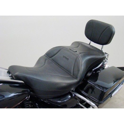 FLH® 1997-2007 Midrider 1-Piece Seat and Sissy Bar Pad - Plain or Studded