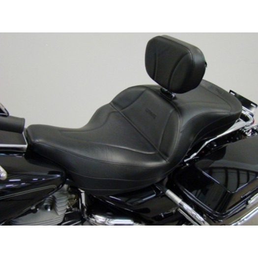 FLH® 1997-2007 Midrider 1-Piece Seat and Driver Backrest - Plain or Studded