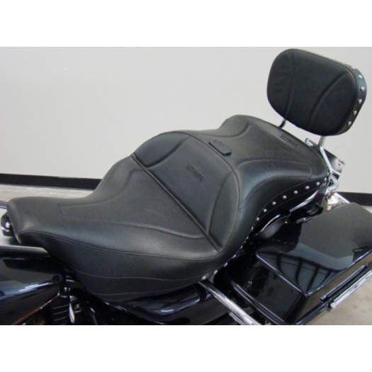 FLH® 1997-2007 Midrider 1-Piece Seat and Sissy Bar Pad - Plain or Studded