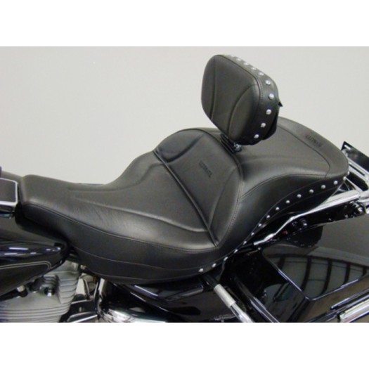 FLH® 1997-2007 Midrider 1-Piece Seat and Driver Backrest - Plain or Studded