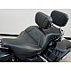 FLH® 1997-2007 Midrider 1-Piece Seat, Driver Backrest and Sissy Bar Pad - Plain or Studded