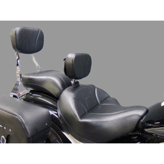 Boulevard C109 Seat, Passenger Seat, Driver Backrest and Sissy Bar Pad - Plain or Studded