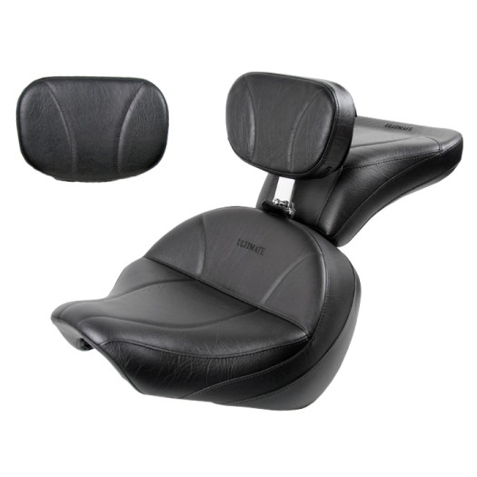 Boulevard C50 and Volusia 800 Midrider Seat, Passenger Seat, Driver Backrest and Sissy Bar Pad - Plain or Studded