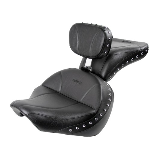Boulevard C50 and Volusia 800 Midrider Seat, Passenger Seat and Driver Backrest - Plain or Studded