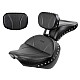 Boulevard C50 / Volusia 800 Midrider Seat, Passenger Seat, Driver Backrest and Sissy Bar Pad - Plain or Studded