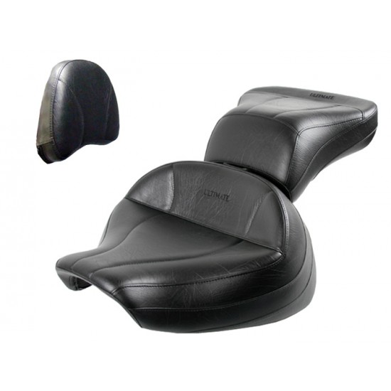 Boulevard C90 / C90T Midrider Seat, Passenger Seat and Stock Sissy Bar Pad Cover - Plain or Studded