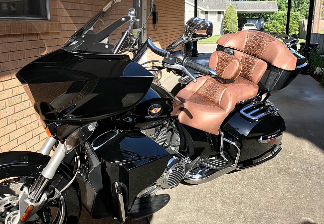 Custom Two Tone Victory Cross Country Tour