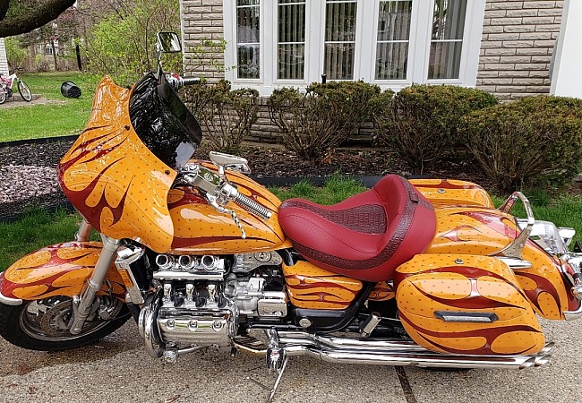 Custom Hot Rod - Bright Red OST and Red Croc inlay