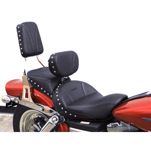 Driver Seat, Passenger Seat, Driver Backrest & Sissy Bar Pad for 2006-2017 Dyna