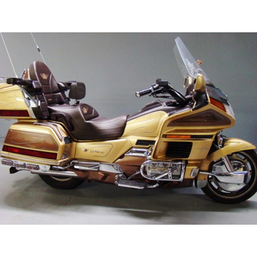 Goldwing GL 1500 Midrider Seat, Driver Backrest and Passenger Backrest - Black or Brown
