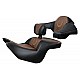 Goldwing Tour Seat, Driver Backrest and Ultimate Passenger Backrest - 50th Anniversary Edition - Brown (2021 and Newer)