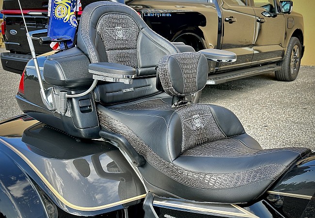 Goldwing with Ebony Croc Inlay
