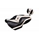 Spyder F3 Seat - Pearl White Croc Inlays and Logos (2021 and Newer)
