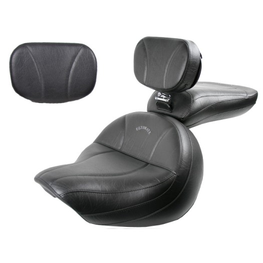 Driver Seat, Passenger Seat, Driver Backrest & Sissy Bar Pad for Road Star