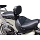 Road Star Midrider Seat, Passenger Seat and Driver Backrest - Plain or Studded