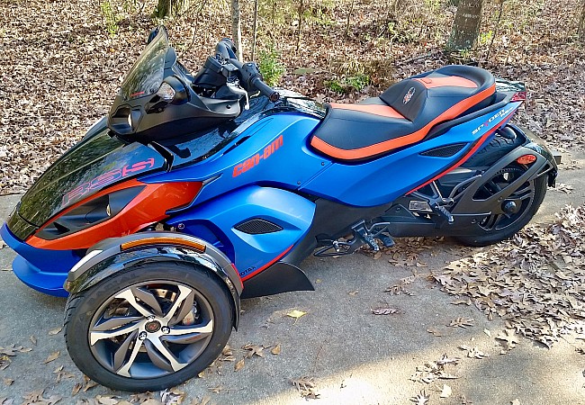 Full Orange Inlays on a Spyder RS