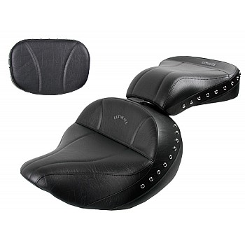 Roadliner / Stratoliner Lowrider Seat, Passenger Seat and Sissy Bar Pad - Plain or Studded