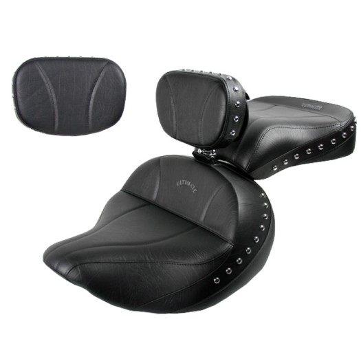 Roadliner / Stratoliner Lowrider Seat, Passenger Seat, Driver Backrest and Sissy Bar Pad - Plain or Studded Roadliner / Stratoliner Lowrider Seat, Passenger Seat, Driver Backrest and Sissy Bar Pad - Plain or Studded