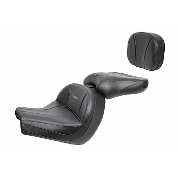 VTX 1300 C Lowrider Seat, Passenger Seat and Sissy Bar Pad - Plain or Studded