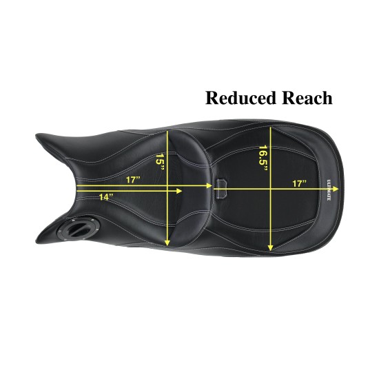 Spyder RT Seat, Driver Backrest and Passenger Backrest - Aluminum Ostrich Inlays, Logos (2020 and Newer)