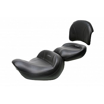 Valkyrie Interstate Big Boy Seat, Passenger Seat and Passenger Backrest Pad - Plain or Studded - (1999 - 2001)