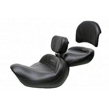 Valkyrie Interstate Big Boy Seat, Passenger Seat, Driver Backrest and Passenger Backrest Pad - Plain or Studded - (1999 - 2001)