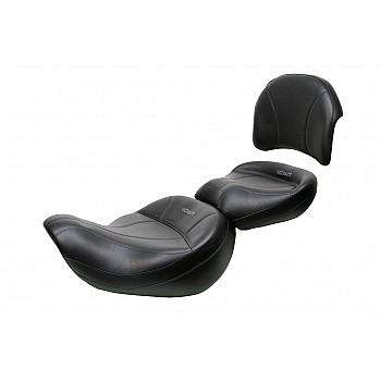 Valkyrie Interstate King Seat, Passenger Seat and Passenger Backrest Pad - Plain or Studded - (1999 - 2001)