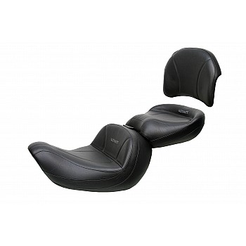 Valkyrie Interstate Lowrider Seat, Passenger Seat and Passenger Backrest Pad - Plain or Studded - (1999 - 2001)