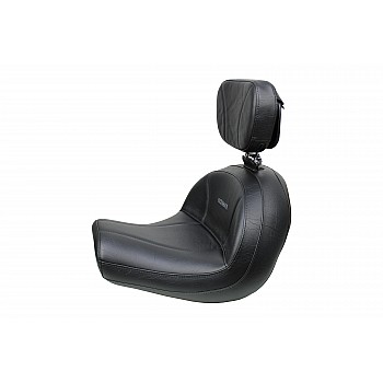 VTX 1300 R/S/T Lowrider Seat and Driver Backrest - Plain or Studded