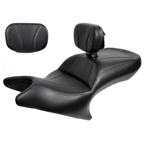 Cross Roads / Cross Country / Hard-Ball Midrider Seat, Driver Backrest and Sissy Bar Pad