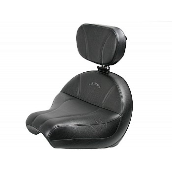 V-Star 1100 Custom Midrider Seat and Driver Backrest - Plain or Studded