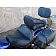 V-Star 1100 Classic Midrider Seat, Passenger Seat, Driver Backrest and Sissy Bar Pad - Plain or Studded