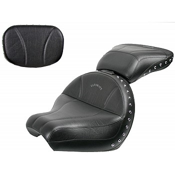 V-Star 1100 Custom Midrider Seat, Passenger Seat and Sissy Bar Pad - Plain or Studded