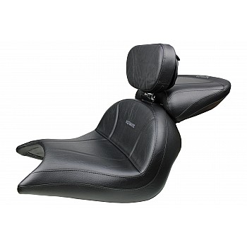 VTX 1800 R/S/T Lowrider Seat, Passenger Seat and Driver Backreset - Plain or Studded