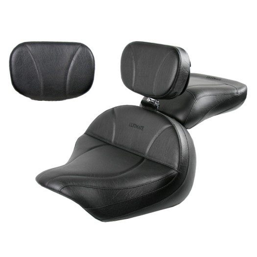 Driver Seat, Passenger Seat, Driver Backrest & Sissy Bar Pad for Vulcan 1600