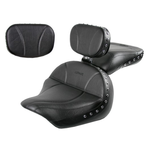 Driver Seat, Passenger Seat, Driver Backrest & Sissy Bar Pad for Vulcan 1600