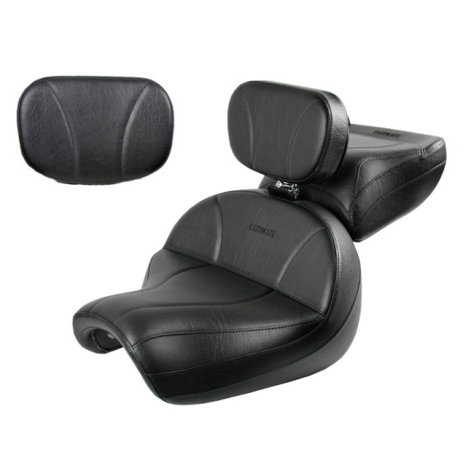 Driver Seat, Passenger Seat, Driver Backrest & Sissy Bar Pad for Vulcan 2000