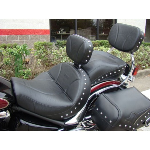 Driver Seat, Passenger Seat, Driver Backrest & Sissy Bar Pad for Vulcan 2000
