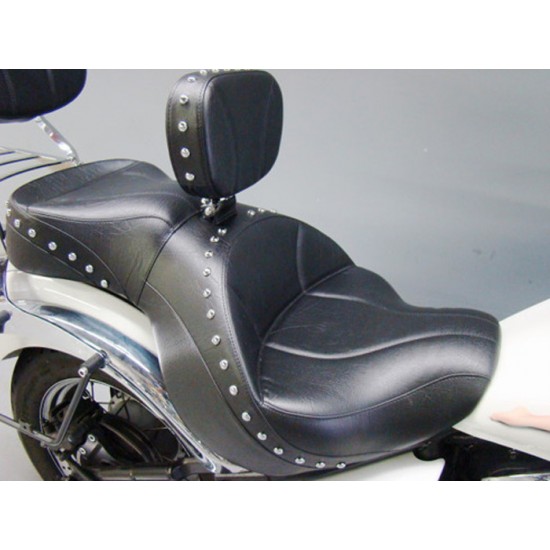 Vulcan 900 Classic Seat and Driver Backrest - Plain or Studded