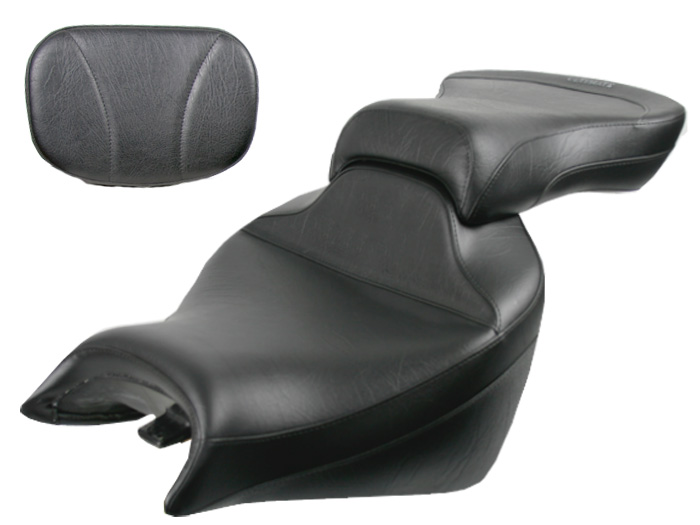 VTX 1800 F Midrider Seat, Passenger Seat and Sissy Bar Pad - Plain or Studded