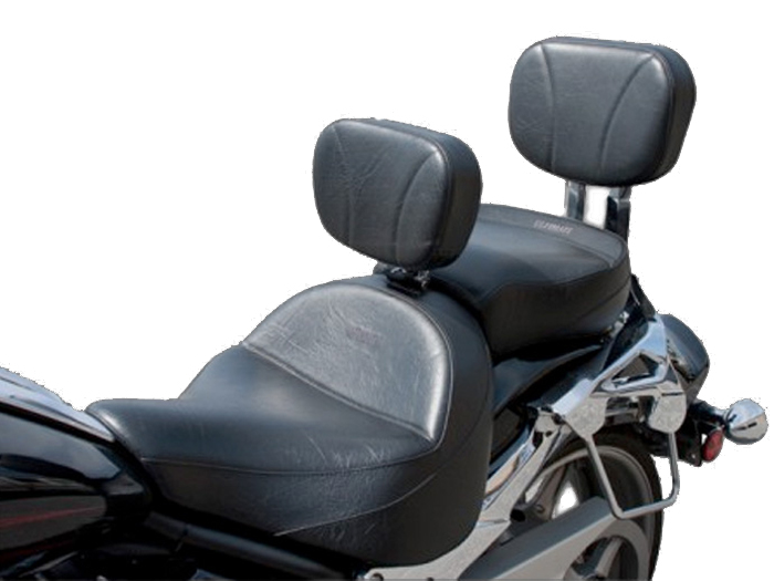 Raider Midrider Seat, Passenger Seat, Driver Backrest and Sissy Bar Pad - Plain or Studded