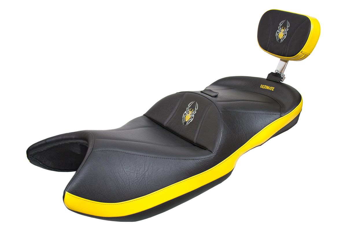 Spyder ST Seat - Side Yellow Inlays and Logos
