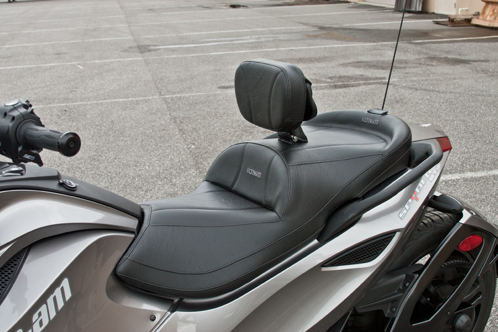 Spyder ST Reduced Reach Seat and Driver Backrest